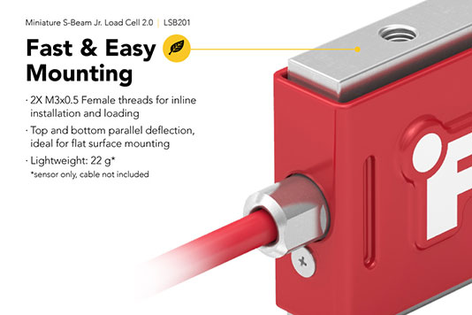 米兰网页版 LSB201 微型力传感器