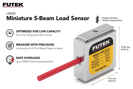 米兰网页版 LSB200 微型力传感器
