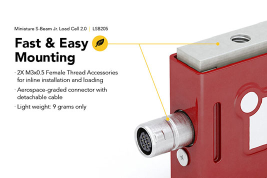 米兰网页版 LSB205 微型力传感器