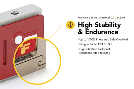 米兰网页版 LSB205 微型力传感器
